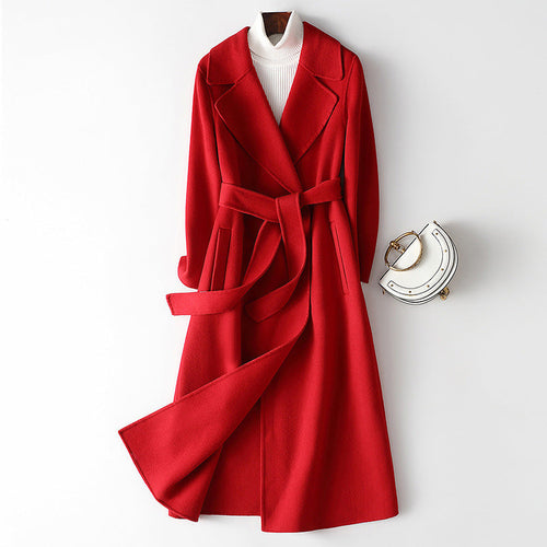 Autumn & Winter Temperament Korean Wool Coat for Women β Elegant &